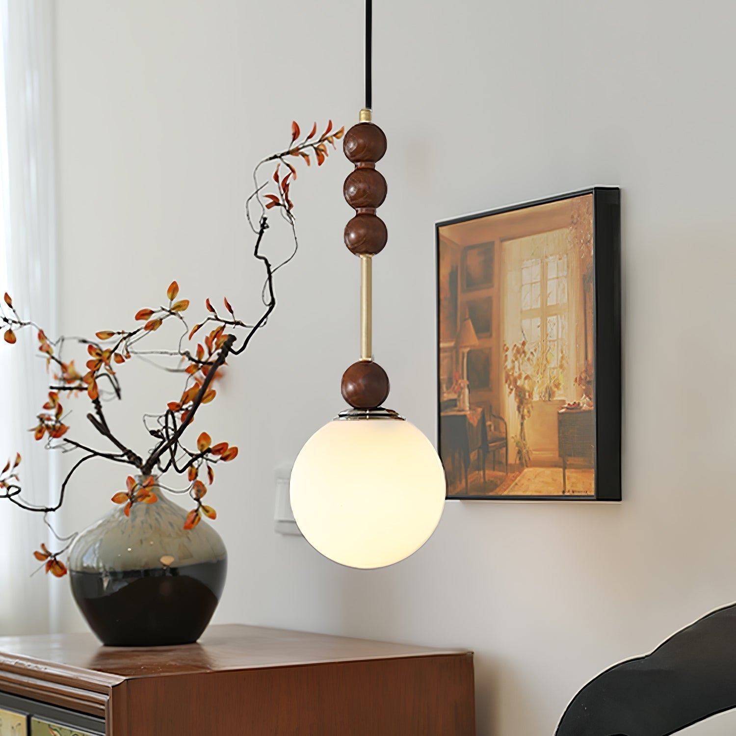 Aeris Suspension Minimaliste en Bois