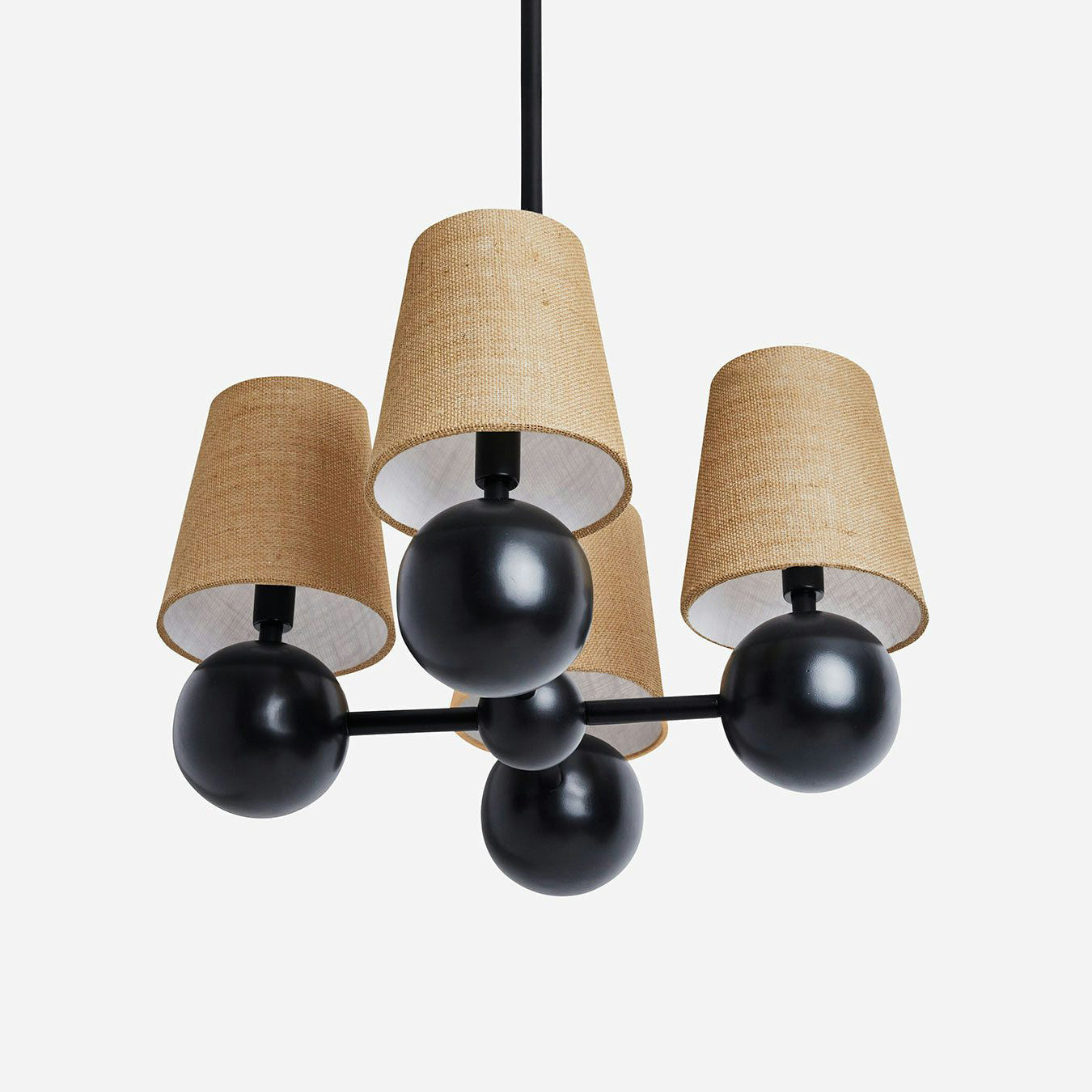 Aevuvyj  Prime Élégance Laiton Tissu Métal Lustre