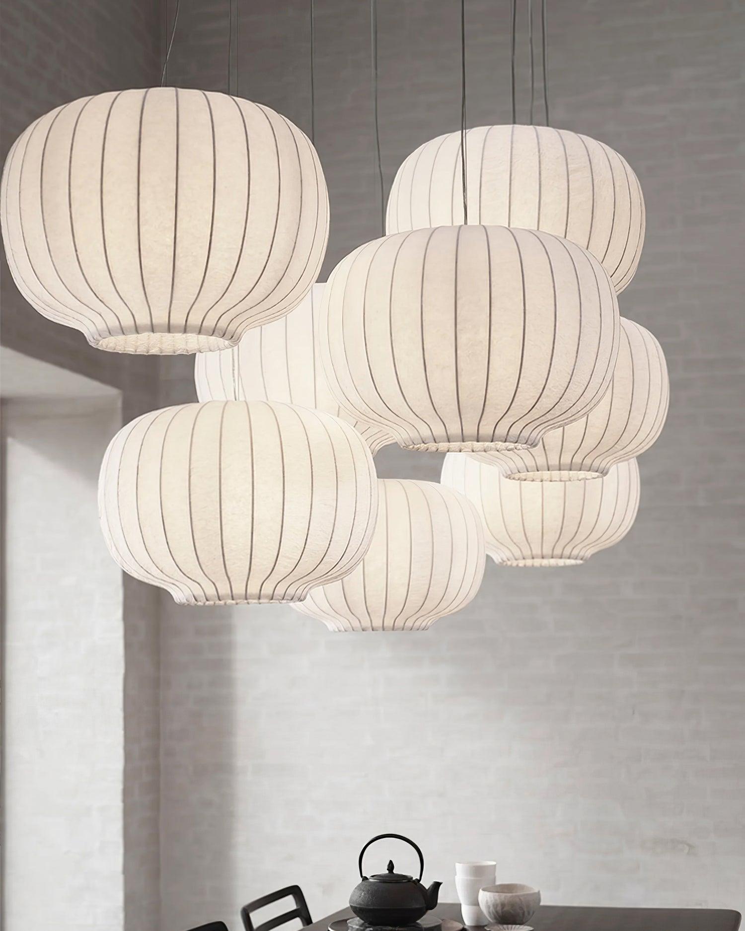 Rinwa Lampe Suspension Lanternes Inspirée du Japon