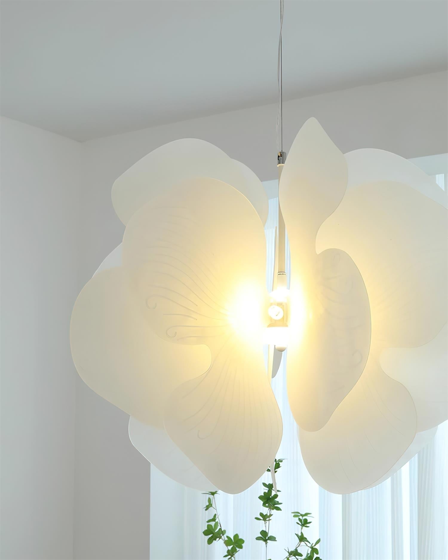 Bolide Suspension Pétale Florale Organique