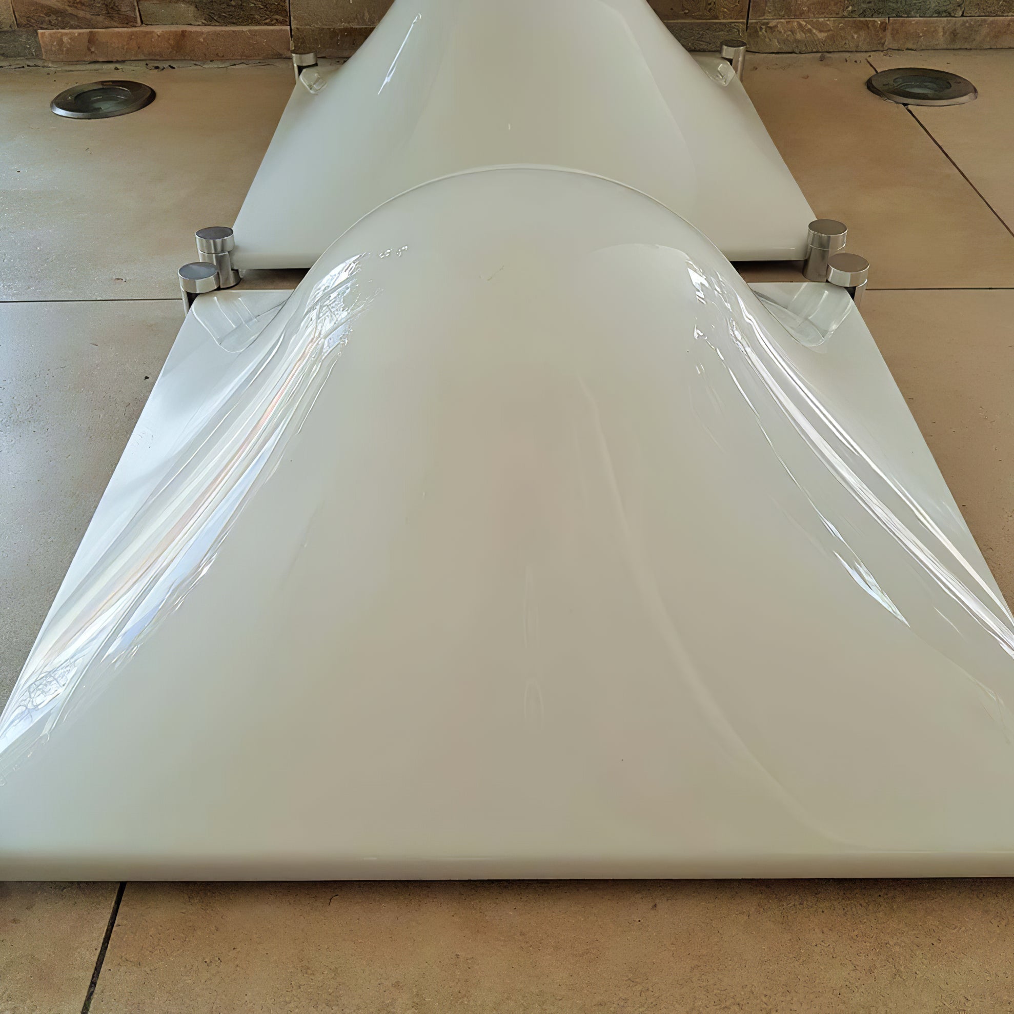 Bolla Plafonnier Courbe Triangle Abat-jour Minimaliste