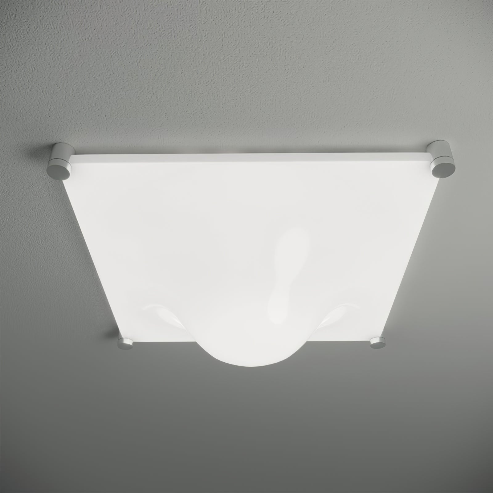 Bolla Plafonnier Courbe Triangle Abat-jour Minimaliste