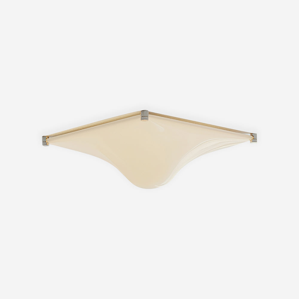 Bolla Lustre Plafonnier Blanc Doux Courbes Élégant
