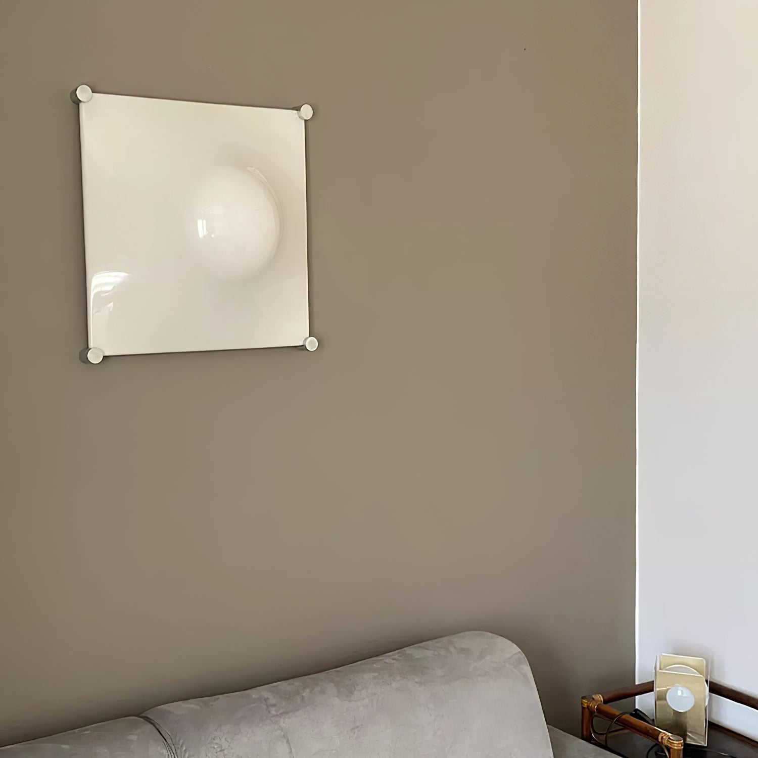 Bolla Lustre Plafonnier Blanc Doux Courbes Élégant