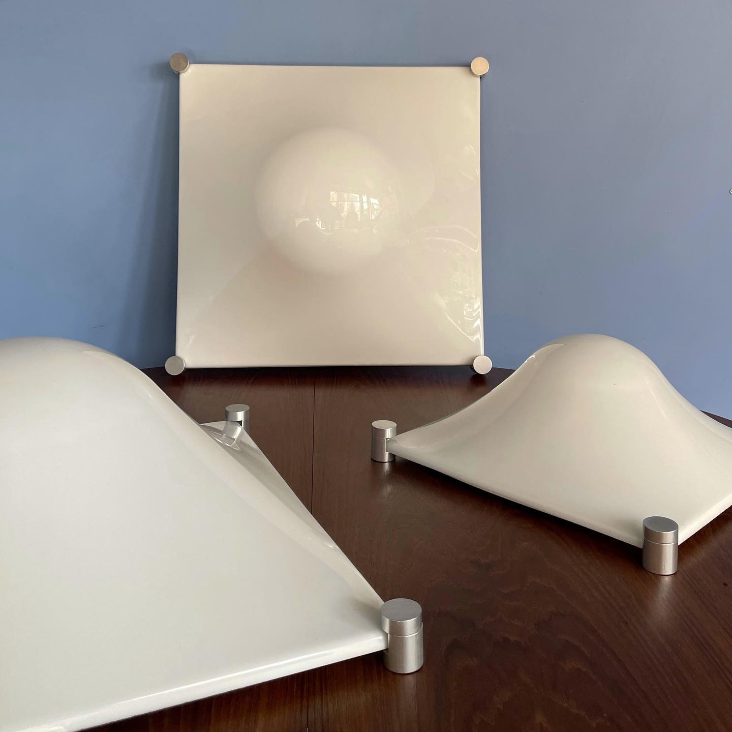 Bolla Plafonnier Courbe Triangle Abat-jour Minimaliste