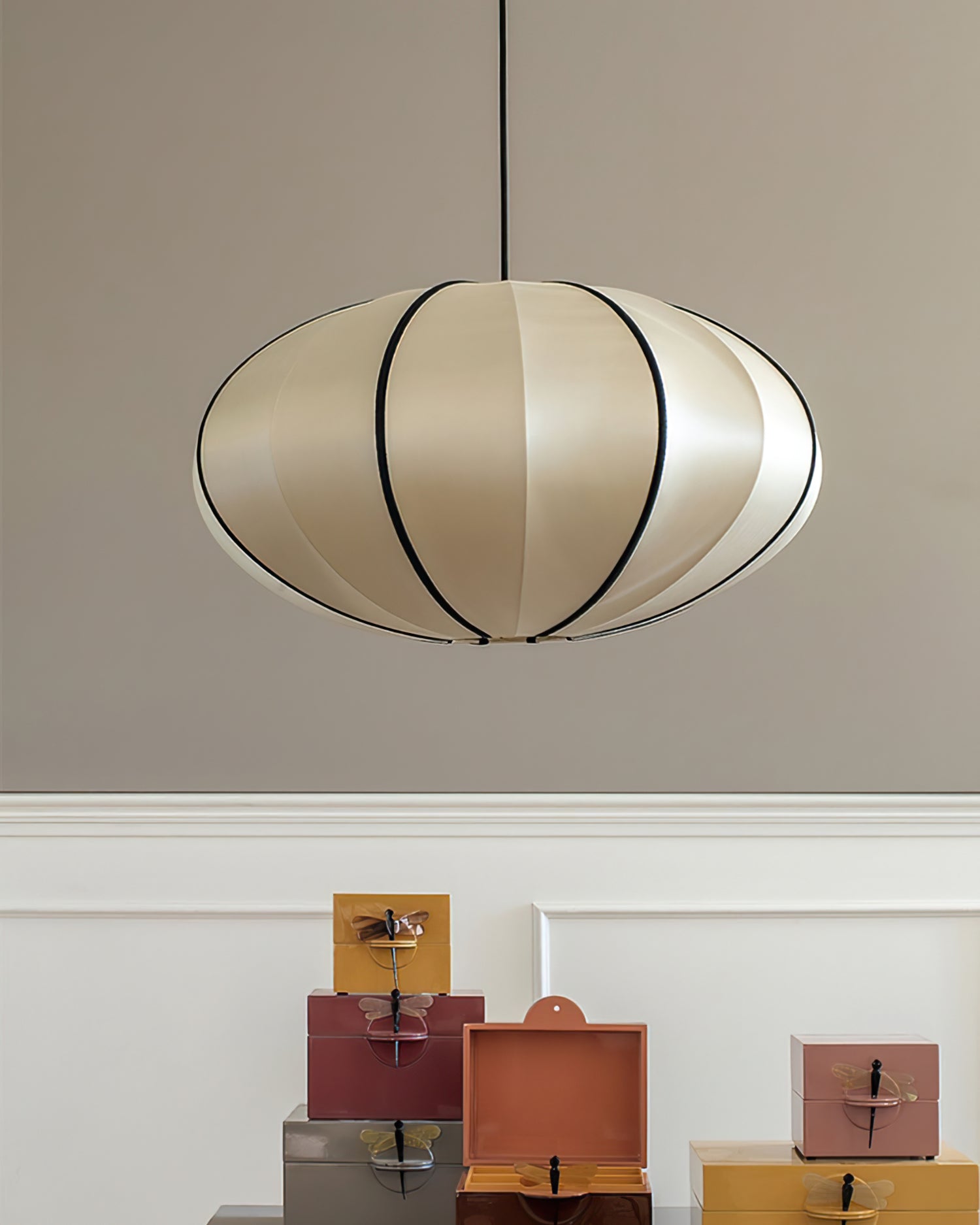 Viorace Tissu Futuriste Suspension