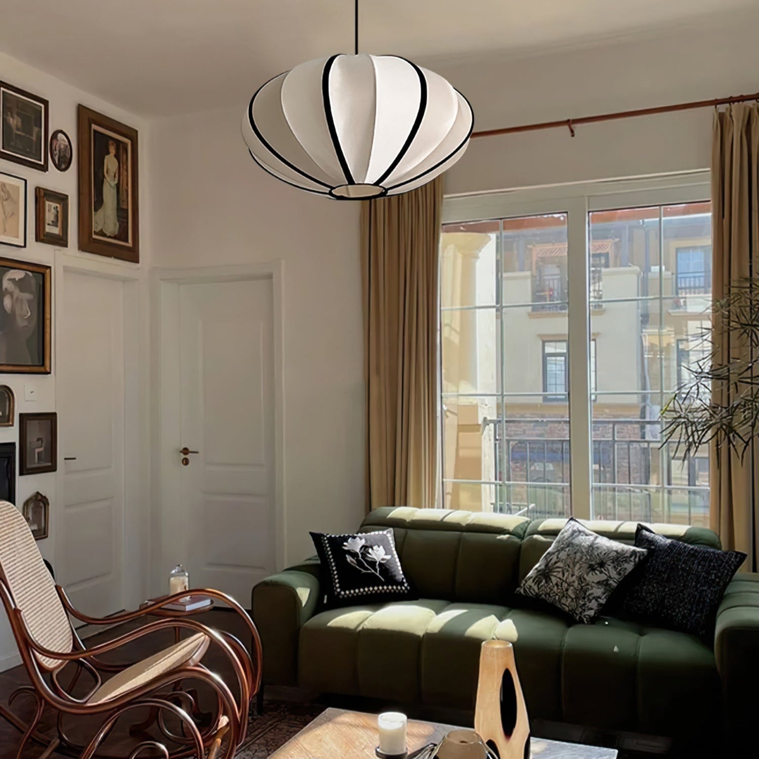 Viorace Tissu Futuriste Suspension