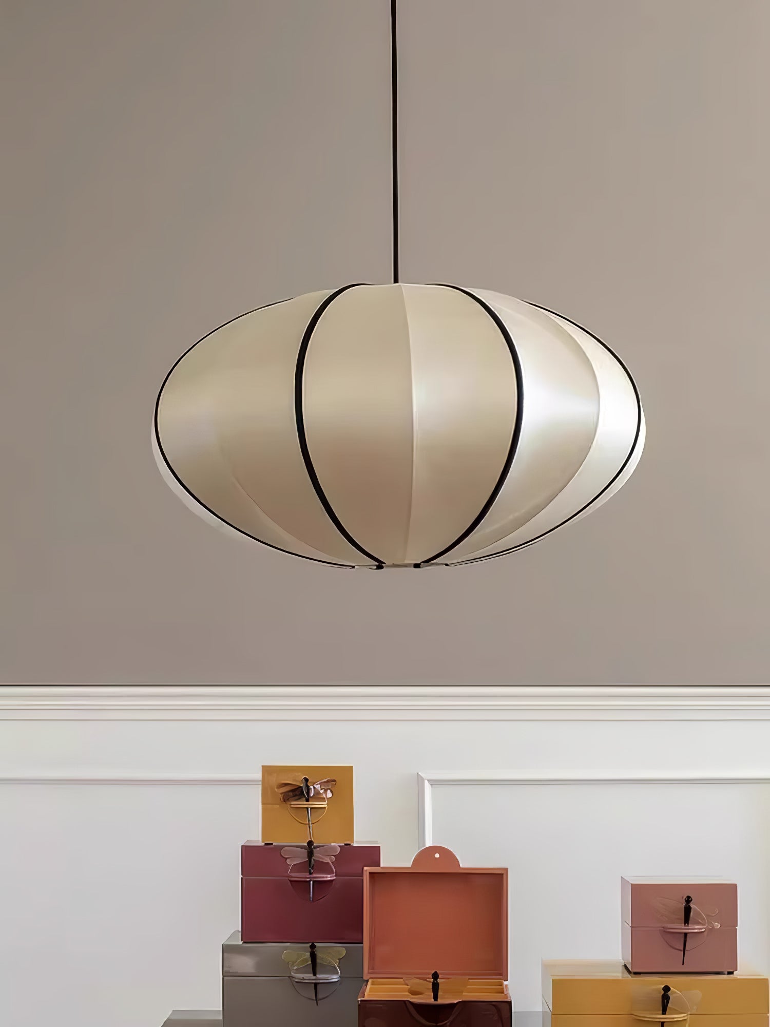 Viorace Tissu Futuriste Suspension