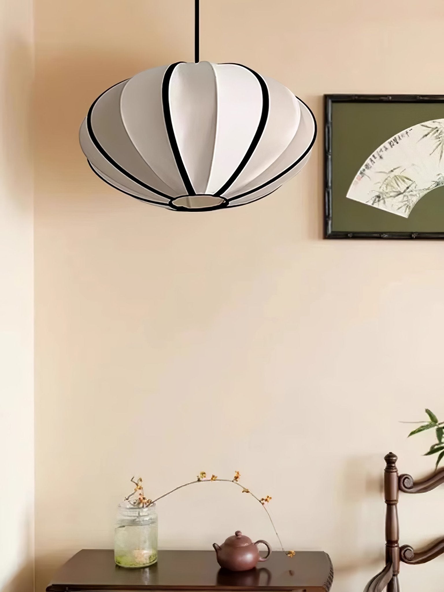 Daphne Lampe suspendue en tissu moderne