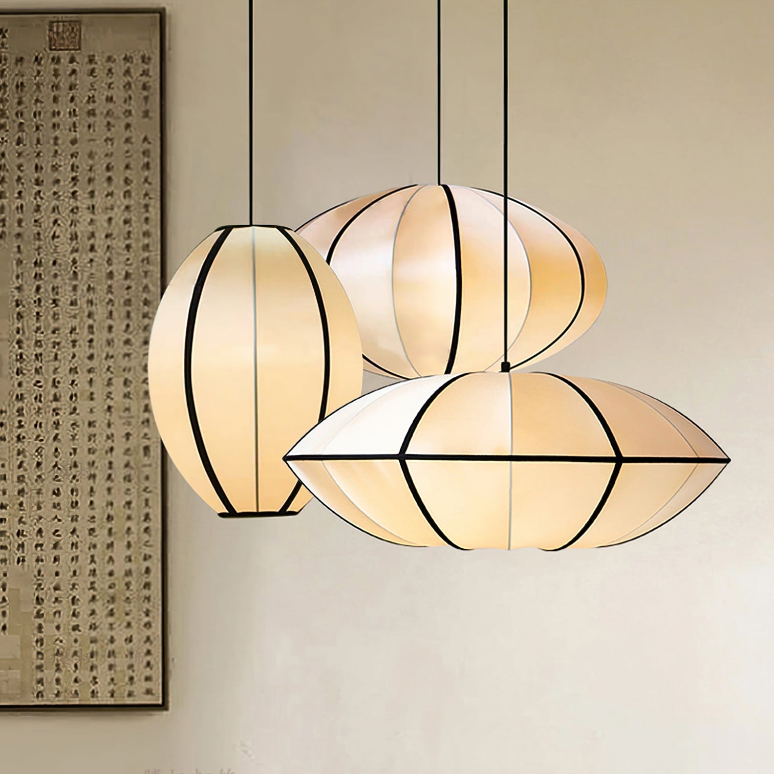 Viorace Tissu Futuriste Suspension
