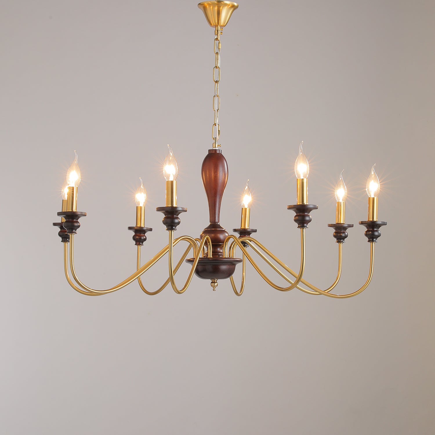 Ilvenan Lustre Vintage Traditionnel Élégant en Bois