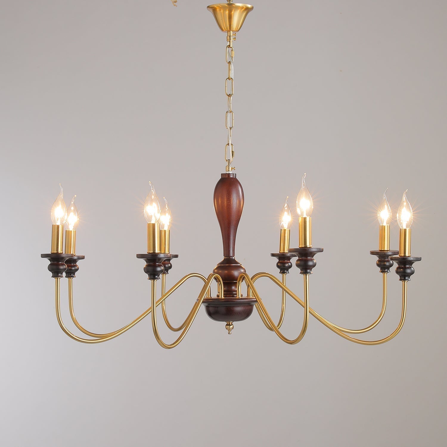Ilvenan Lustre Vintage Traditionnel Élégant en Bois