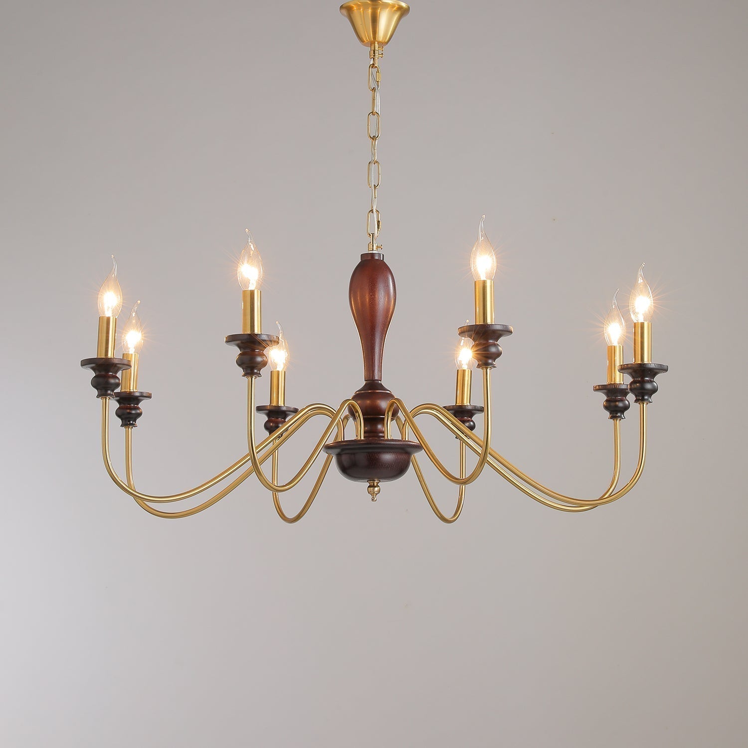 Ilvenan Lustre Vintage Traditionnel Élégant en Bois