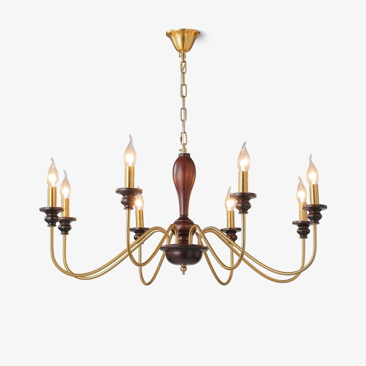 Ilvenan Lustre Vintage Traditionnel Élégant en Bois