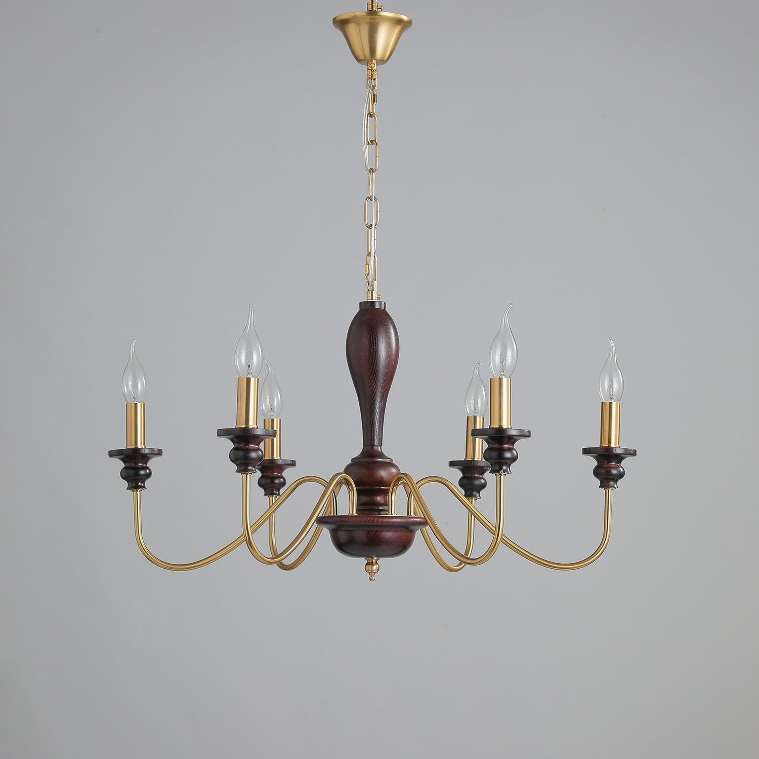 Ilvenan Lustre Vintage Traditionnel Élégant en Bois