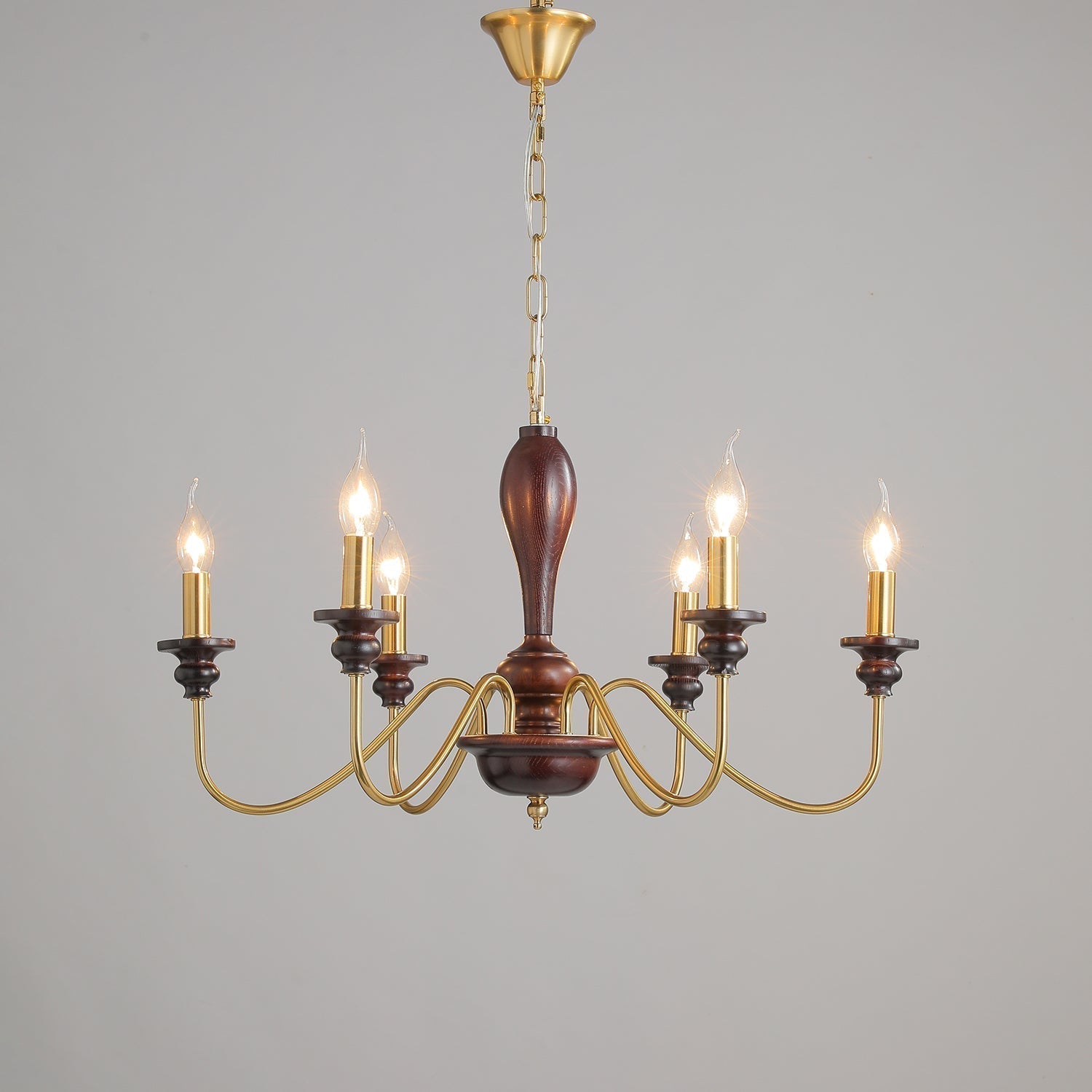 Ilvenan Lustre Vintage Traditionnel Élégant en Bois