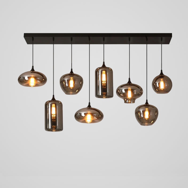Talis Suspension en Verre Industrielle Chic