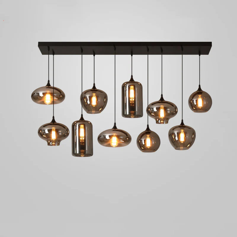 Talis Suspension en Verre Industrielle Chic