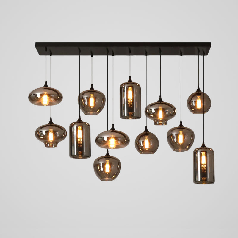 Talis Suspension en Verre Industrielle Chic