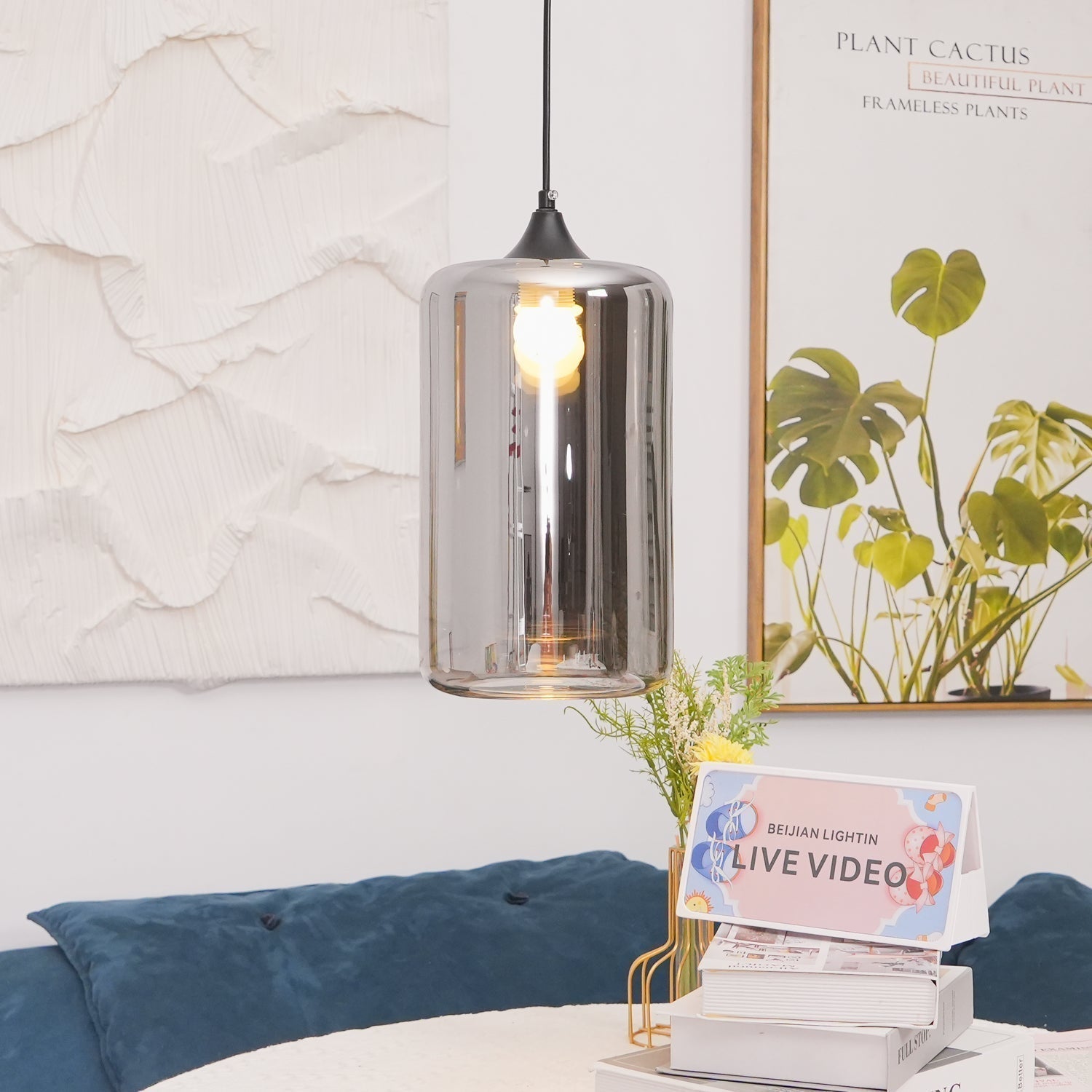 Mirelia Suspension Industrielle en Verre