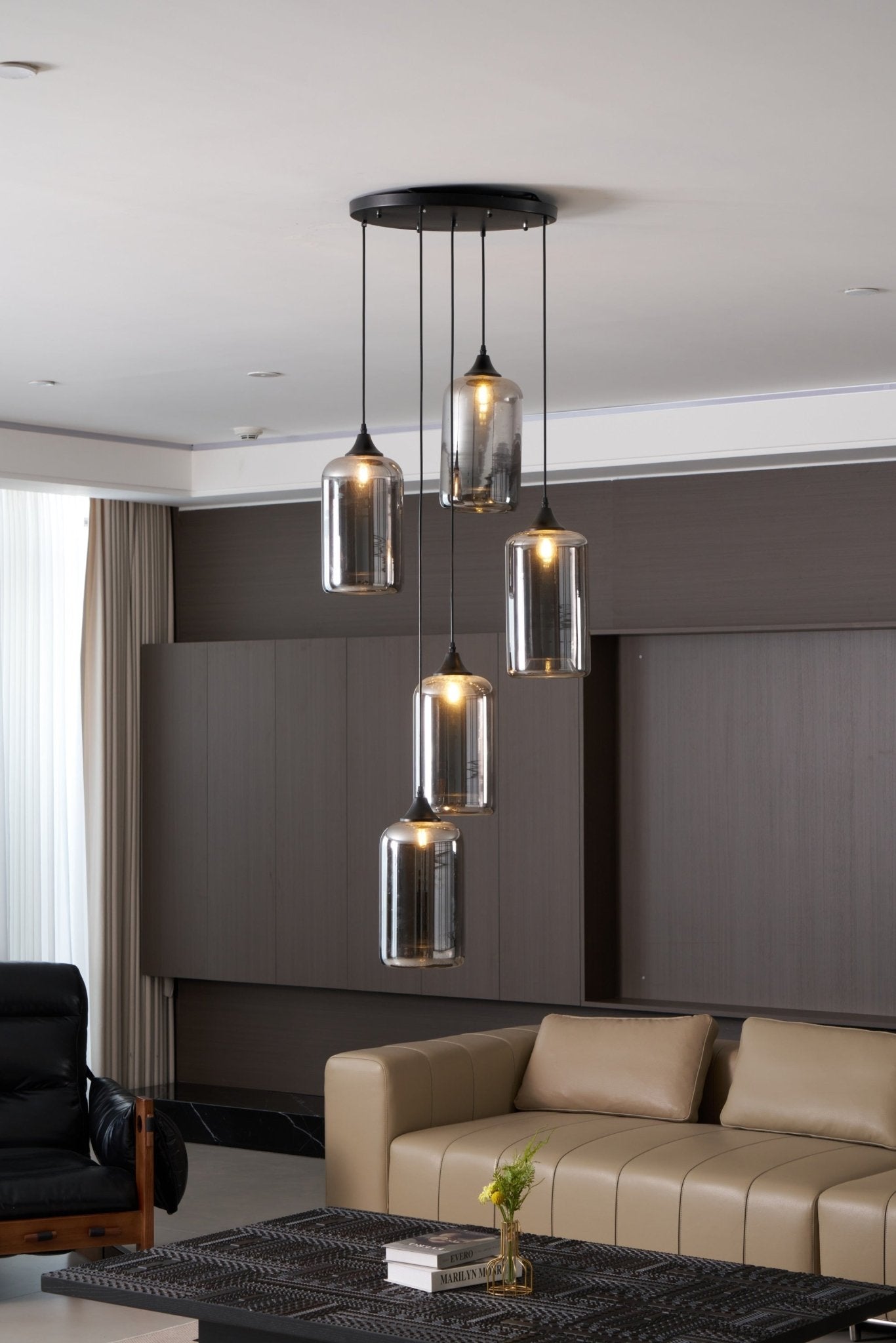Talis Suspension en Verre Industrielle Chic