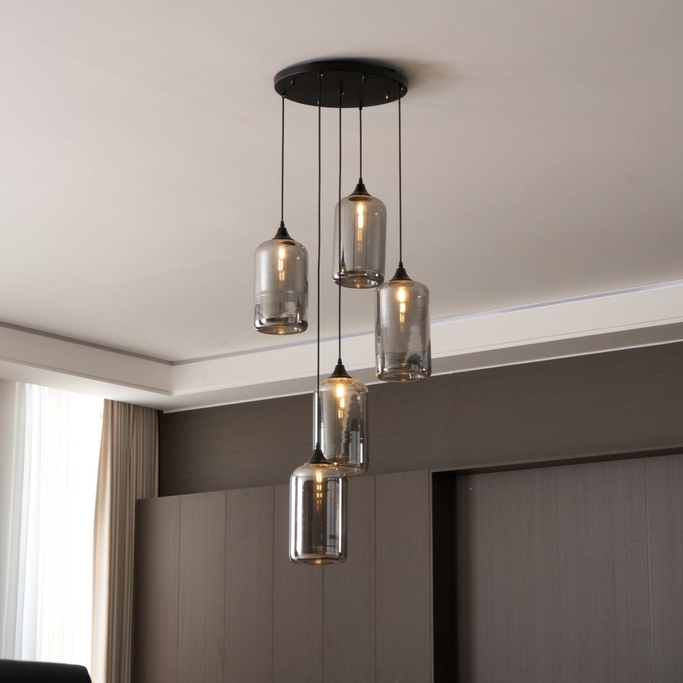 Talis Suspension en Verre Industrielle Chic