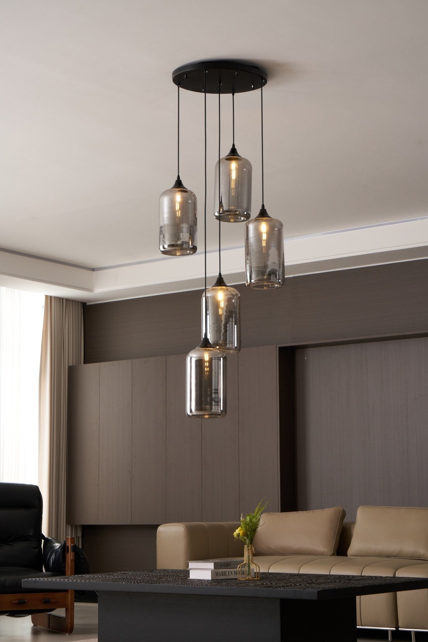 Talis Suspension en Verre Industrielle Chic