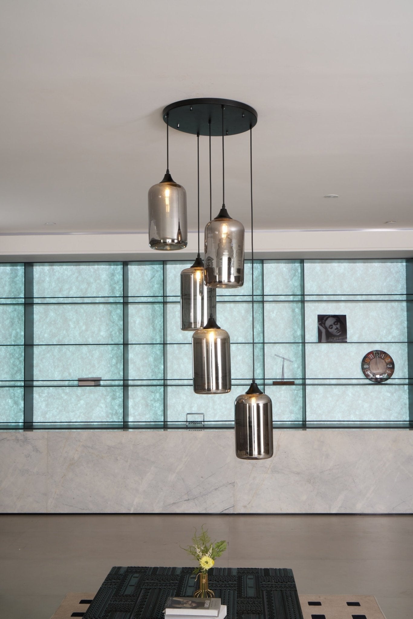 Talis Suspension en Verre Industrielle Chic