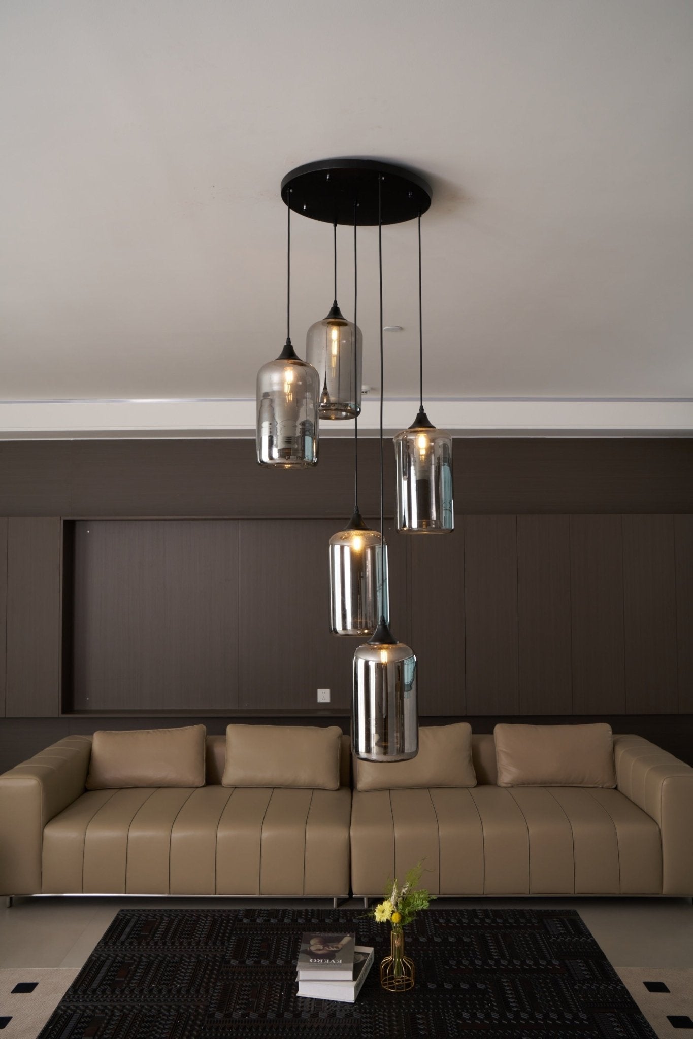 Talis Suspension en Verre Industrielle Chic