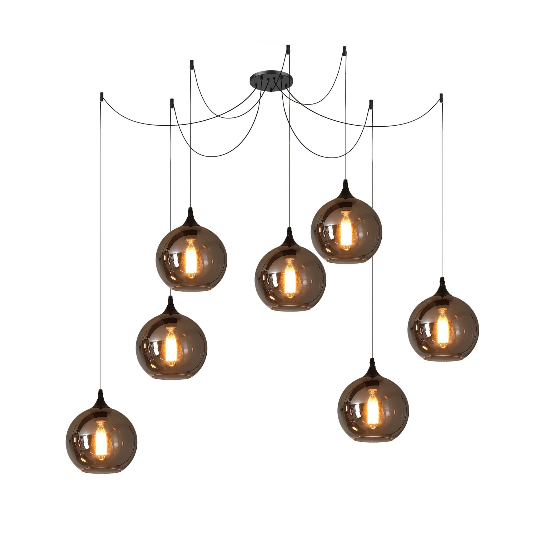 Mirelia Suspension Industrielle en Verre