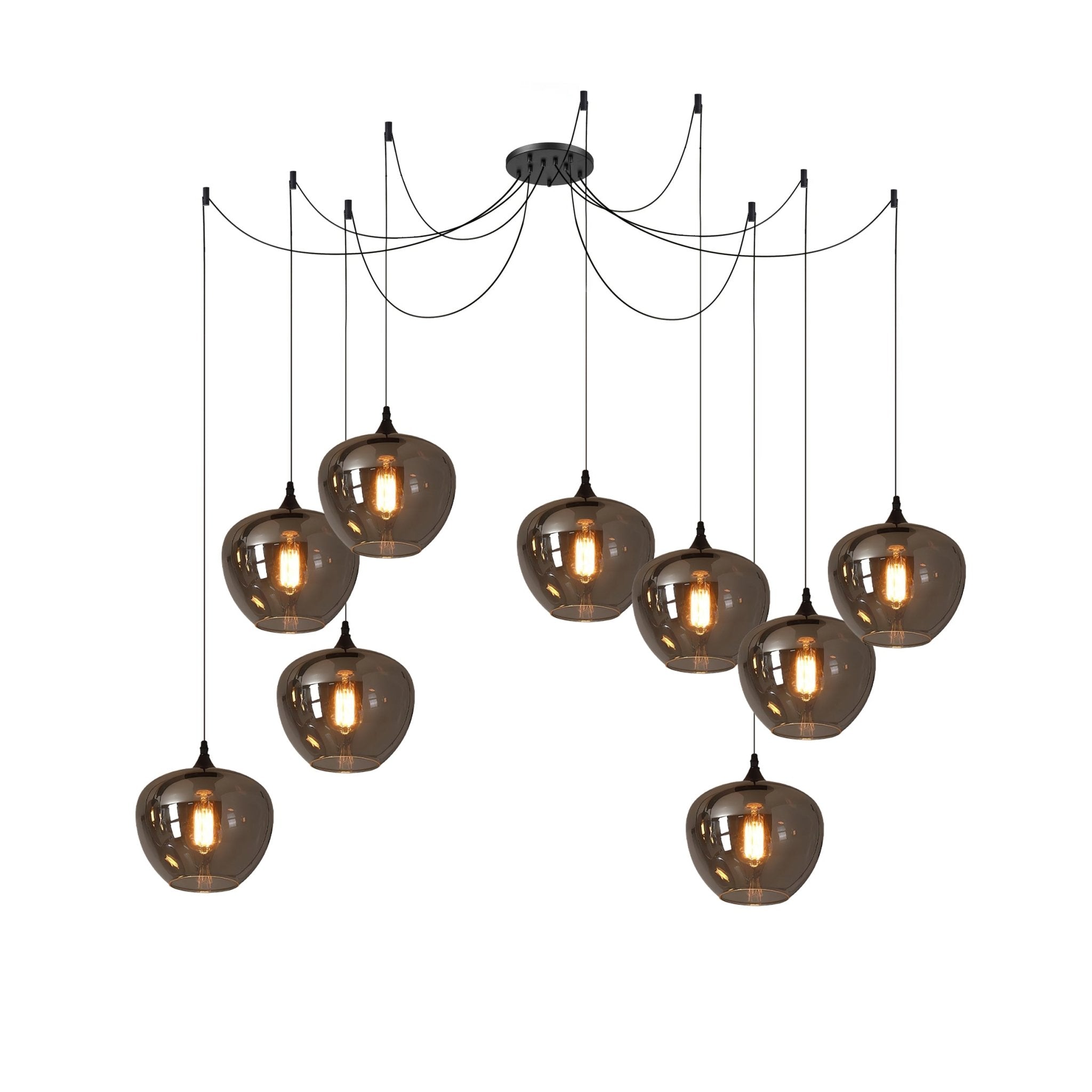 Mirelia Suspension Industrielle en Verre