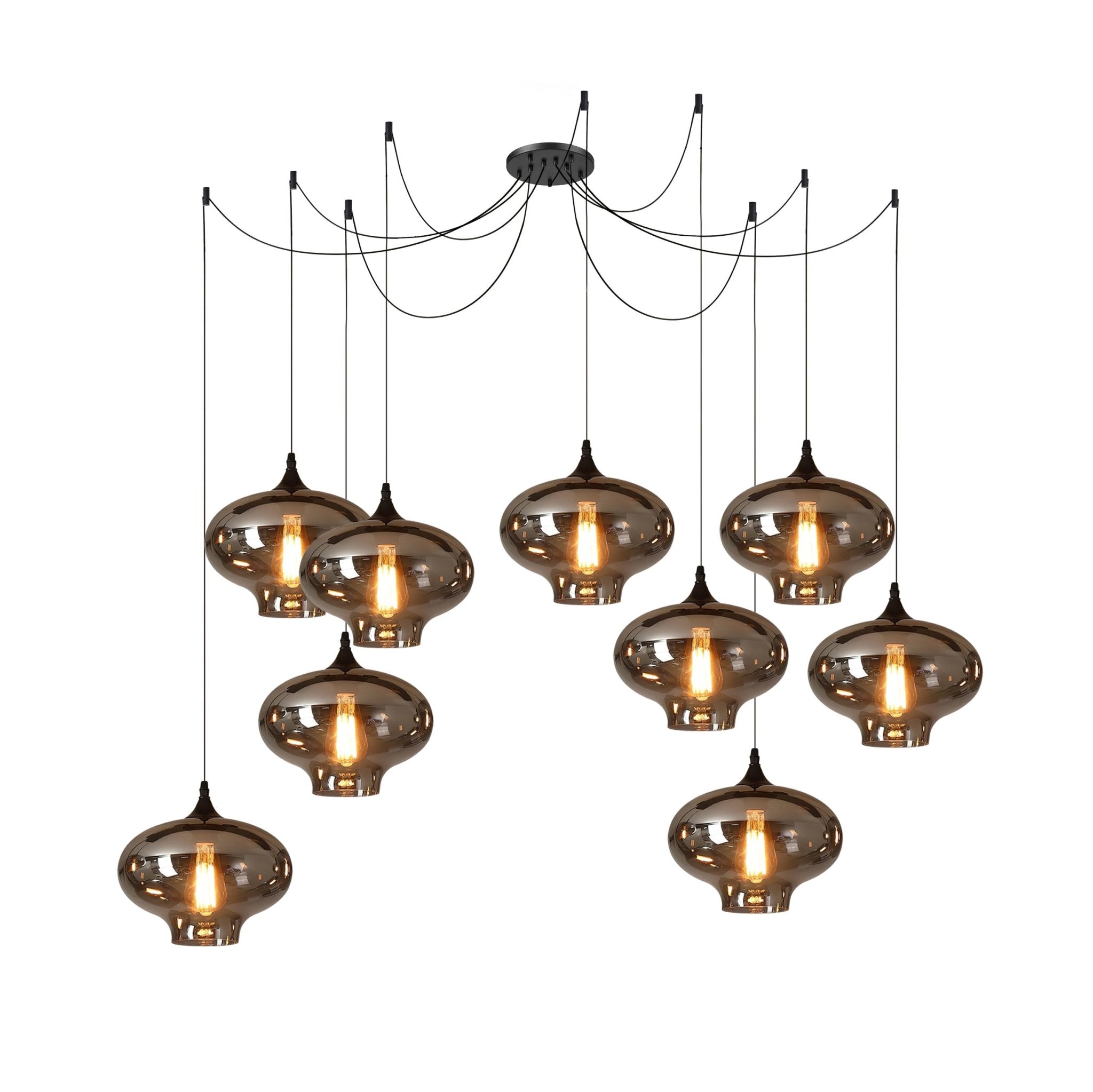 Mirelia Suspension Industrielle en Verre