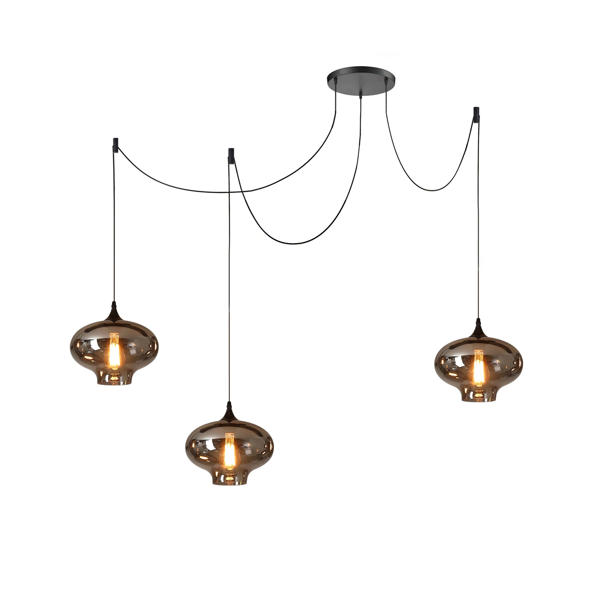 Mirelia Suspension Industrielle en Verre