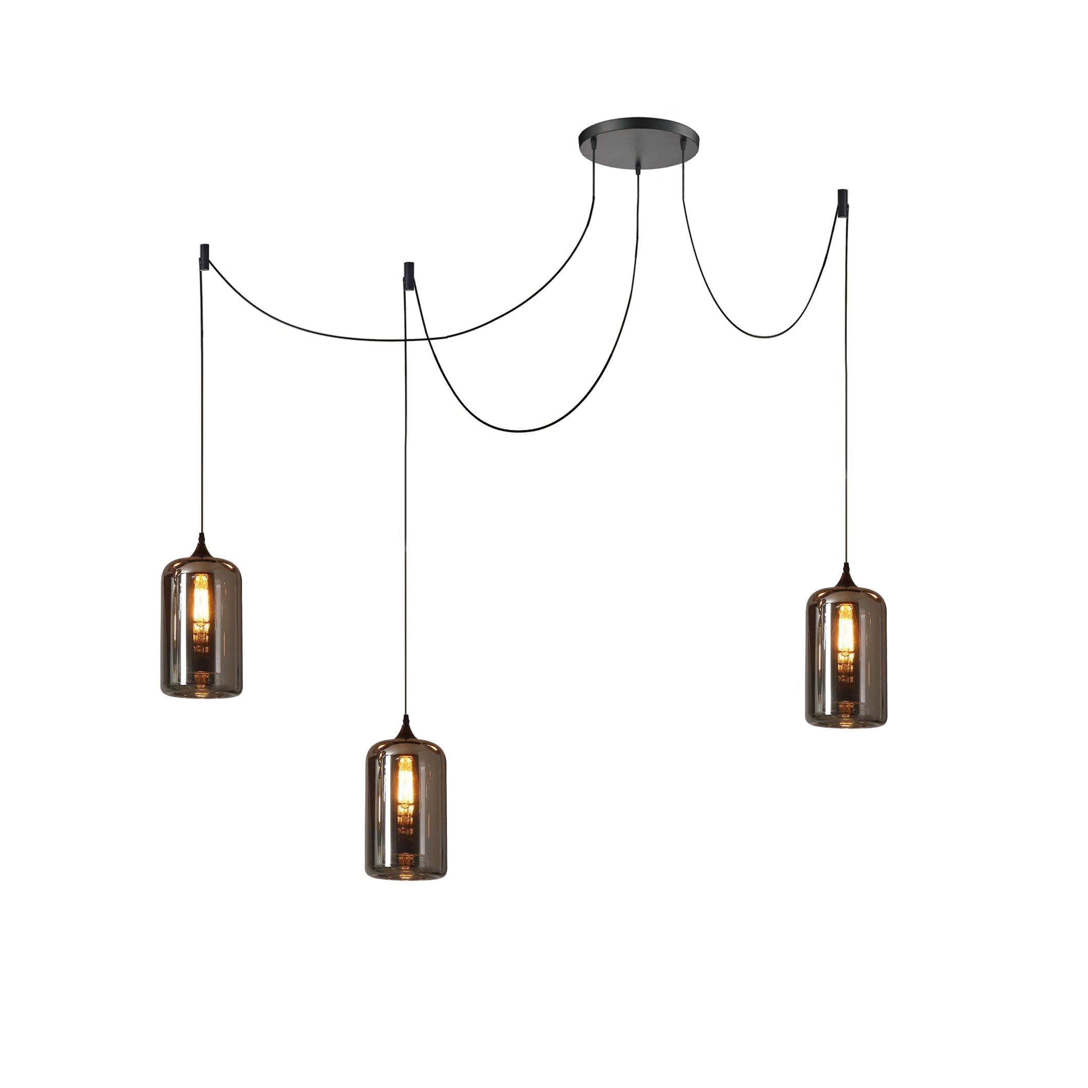 Mirelia Suspension Industrielle en Verre