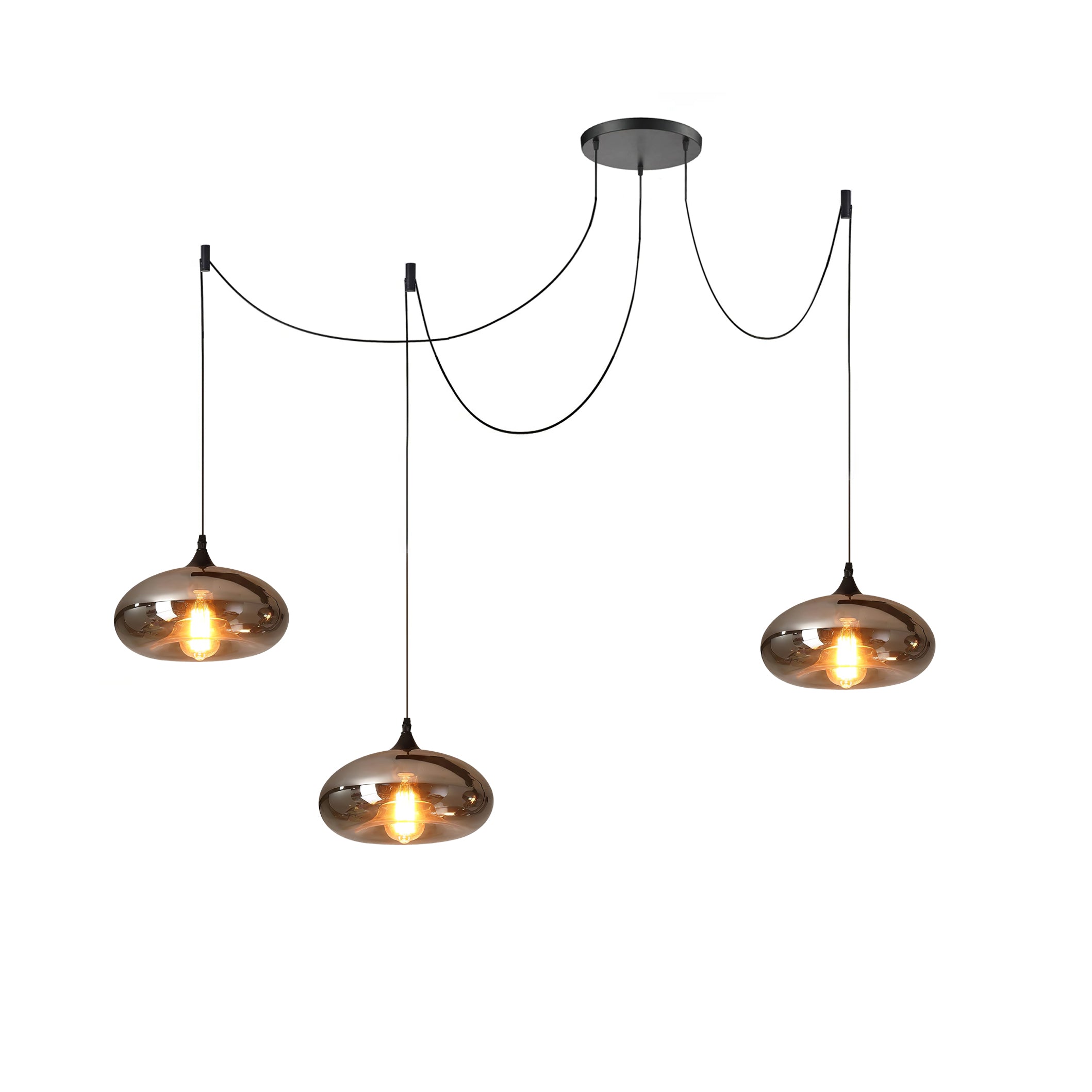 Mirelia Suspension Industrielle en Verre