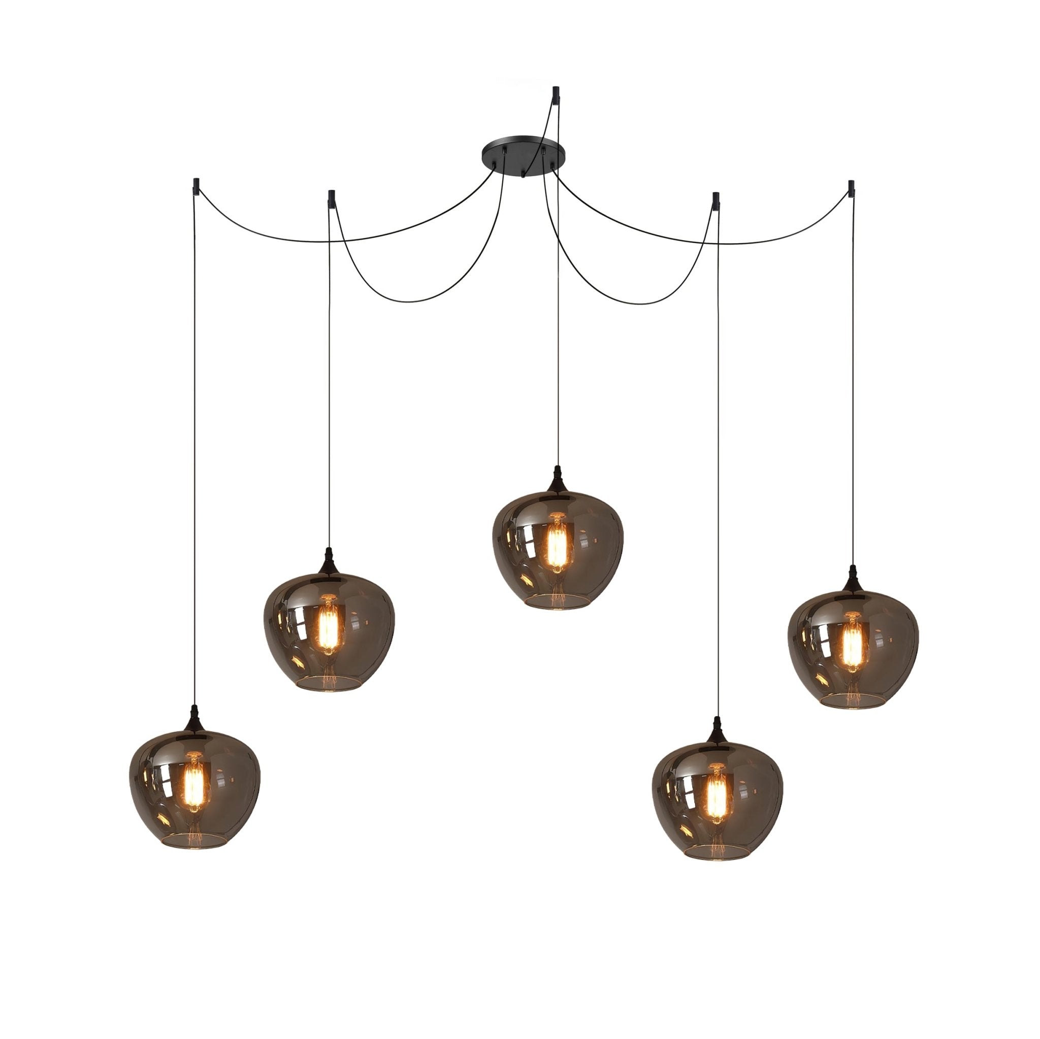 Mirelia Suspension Industrielle en Verre