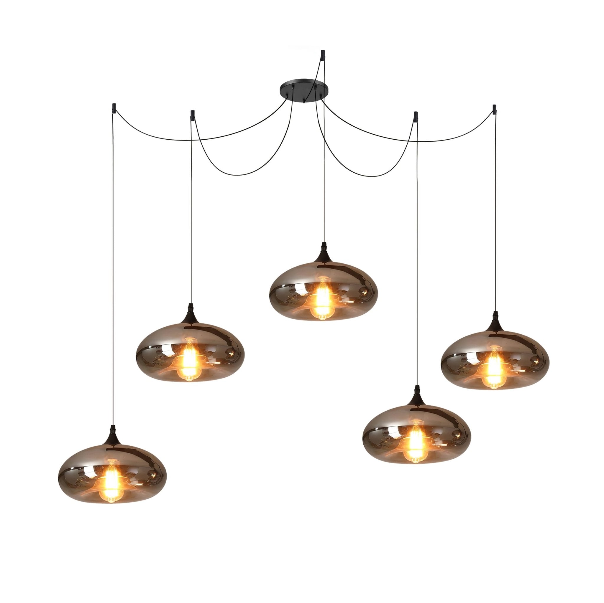 Mirelia Suspension Industrielle en Verre