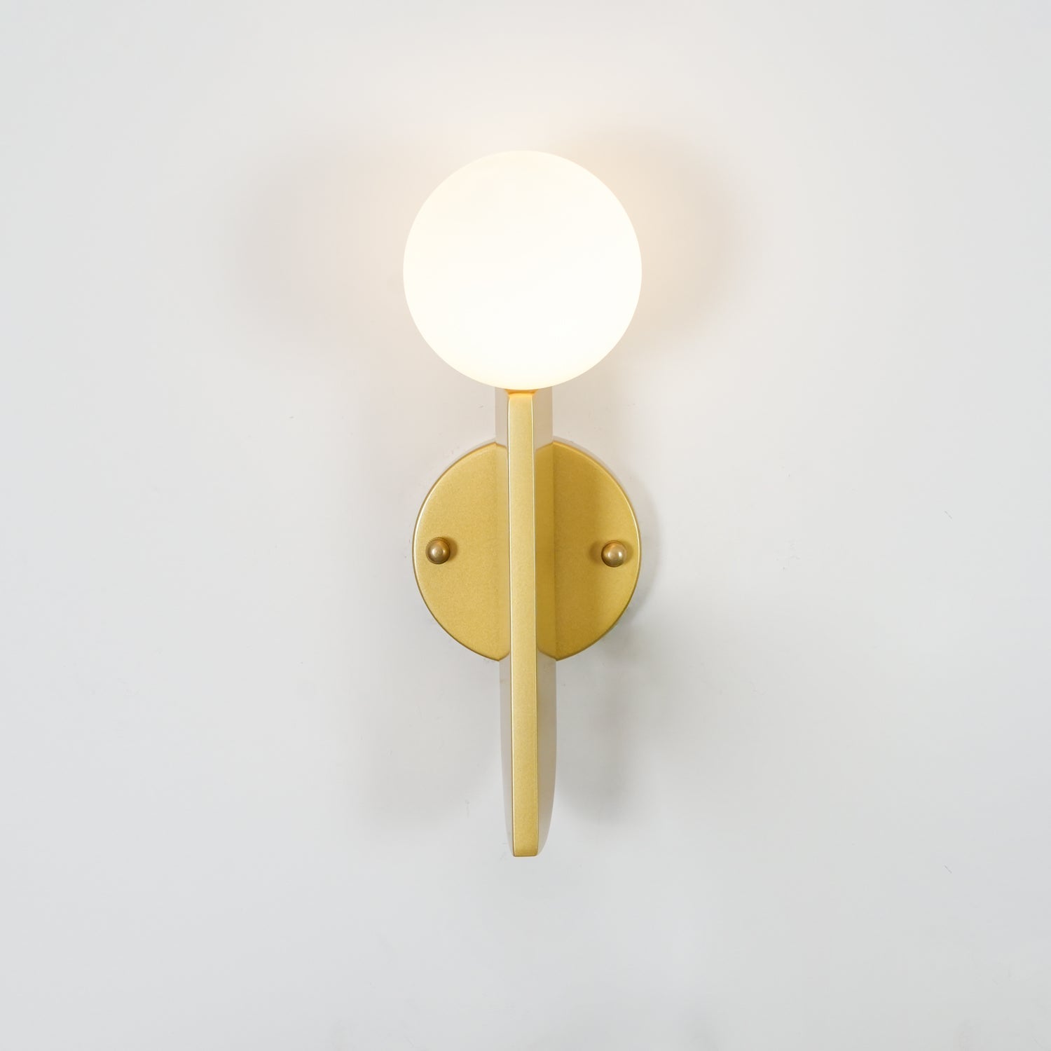 Lustra Applique Murale Globe en Verre Sculptural