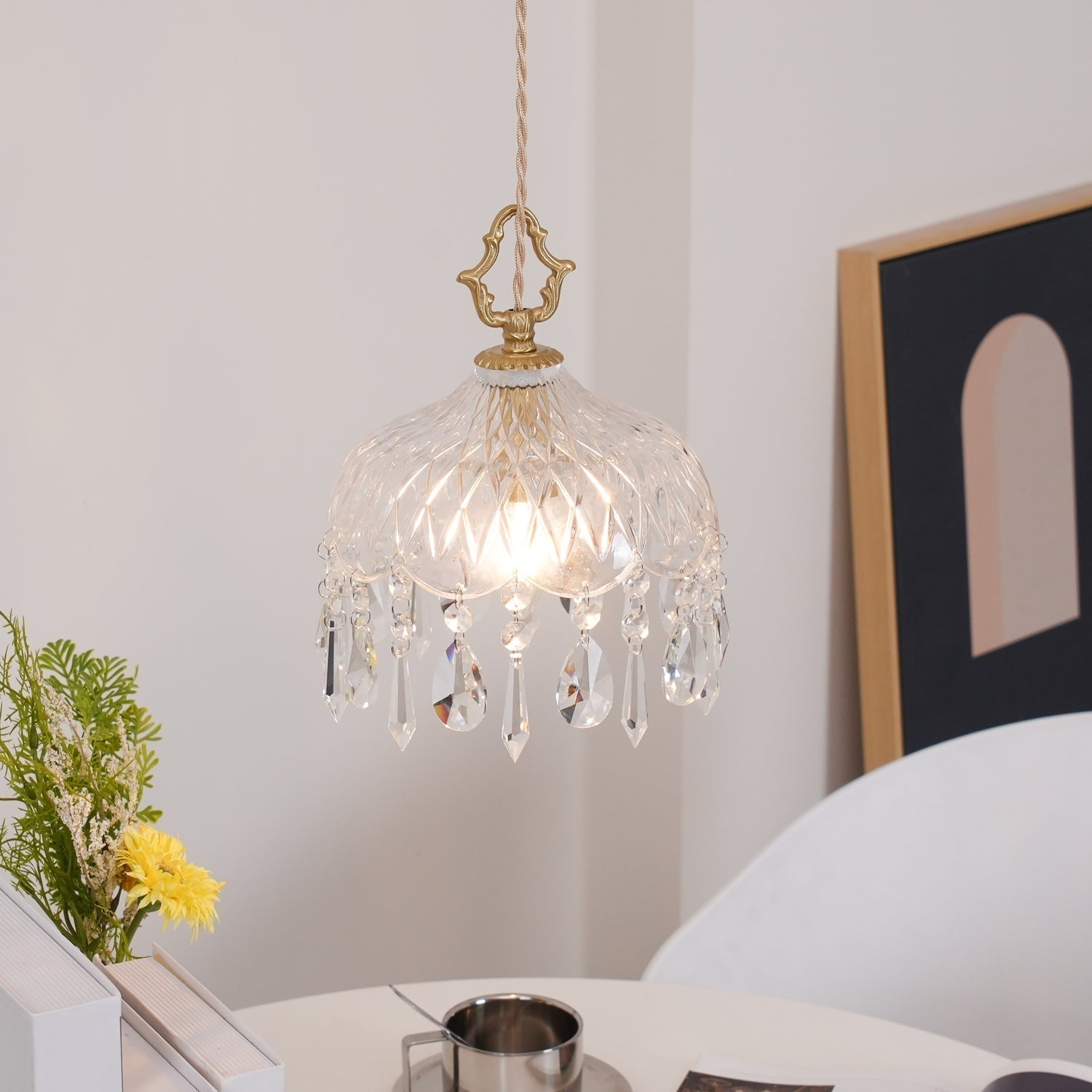 Elyran Suspension Cristal Vintage