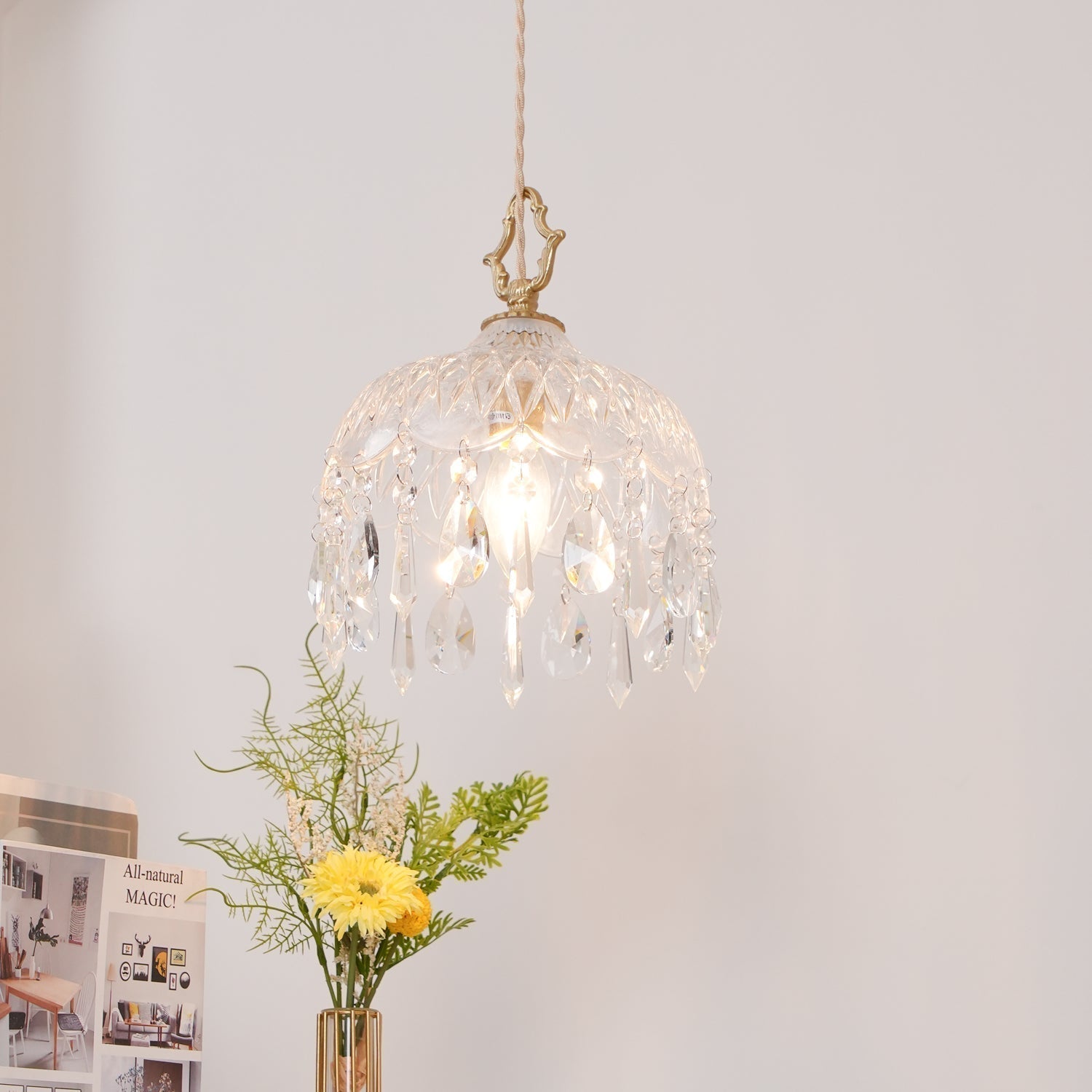 Elyran Suspension Cristal Vintage