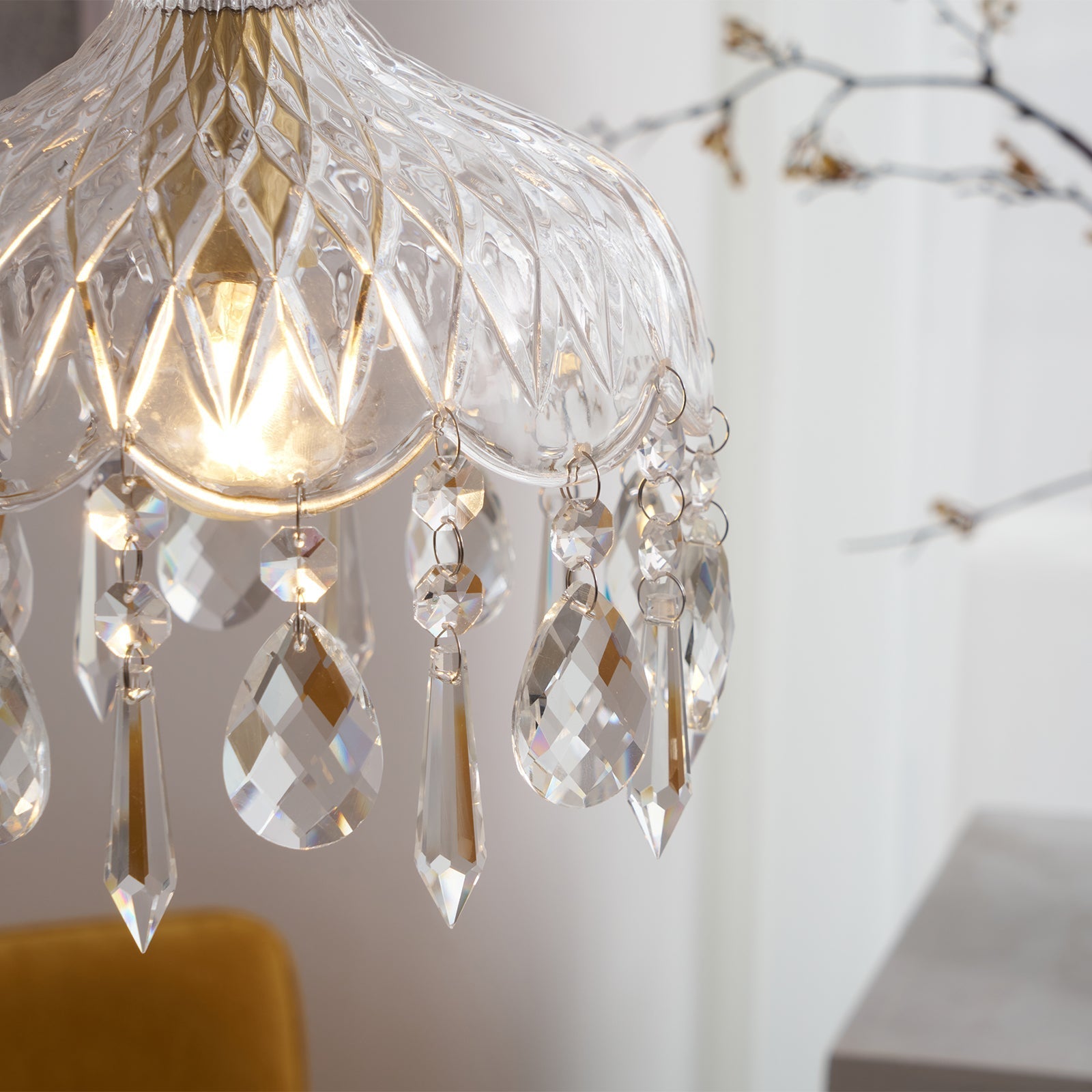 Elyran Suspension Cristal Vintage