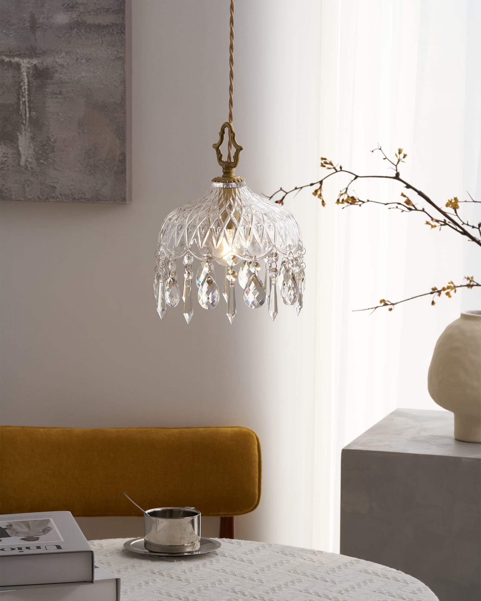 Elyran Suspension Cristal Vintage