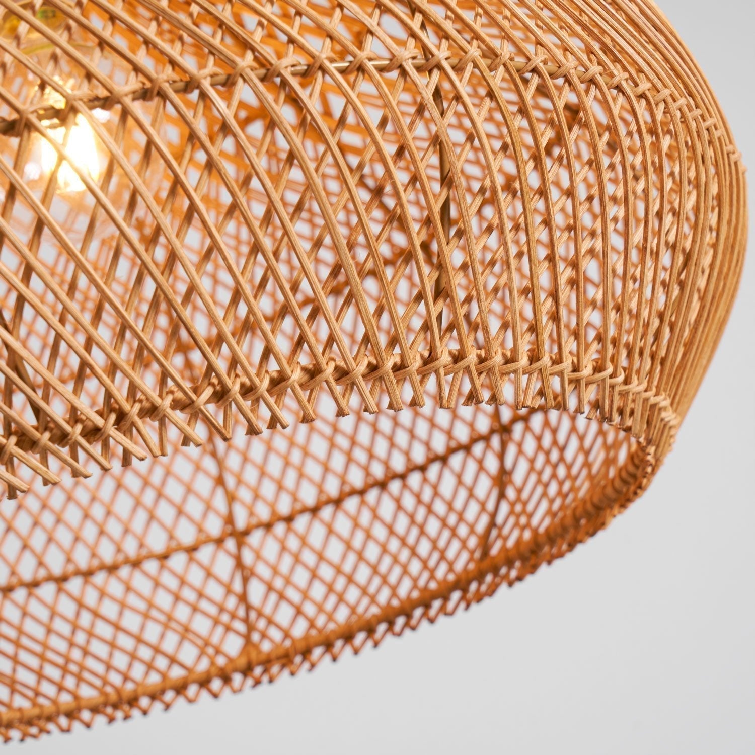 Solavn Lampe suspendue en bois de rotin
