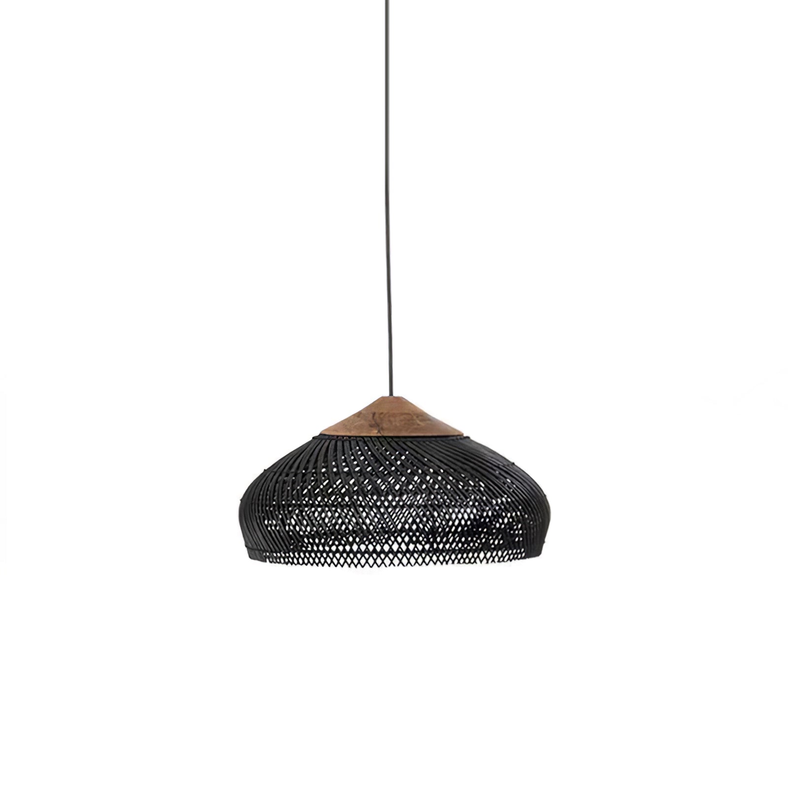 Evelyn Suspension en Rotin Tressé pour Salon
