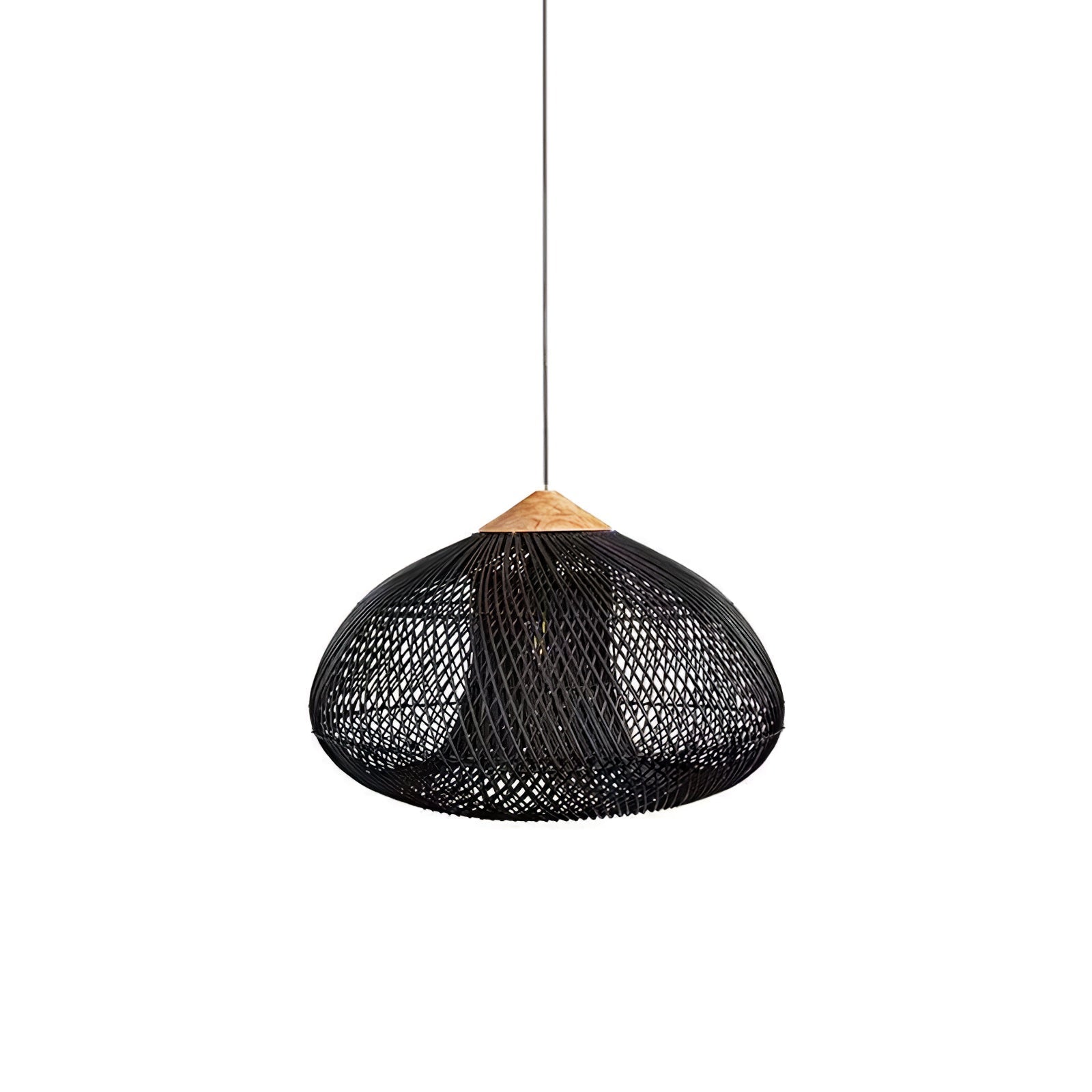 Solavn Lampe suspendue en bois de rotin
