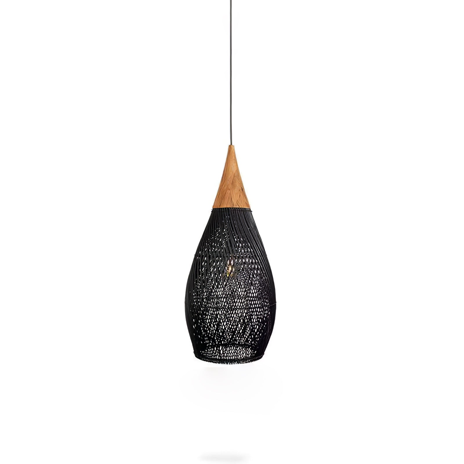 Solavn Lampe suspendue en bois de rotin