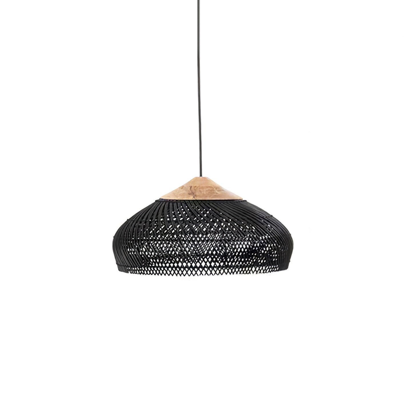 Solavn Lampe suspendue en bois de rotin