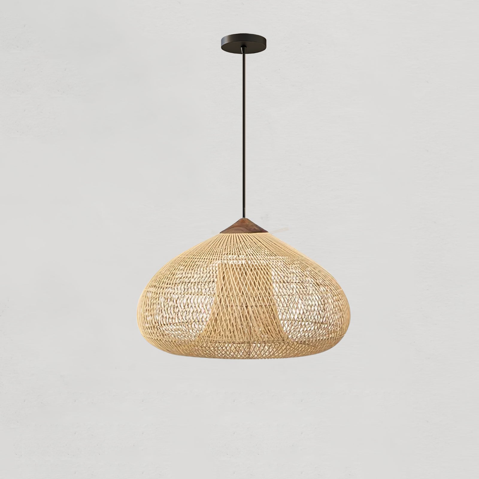 Evelyn Suspension en Rotin Tressé pour Salon