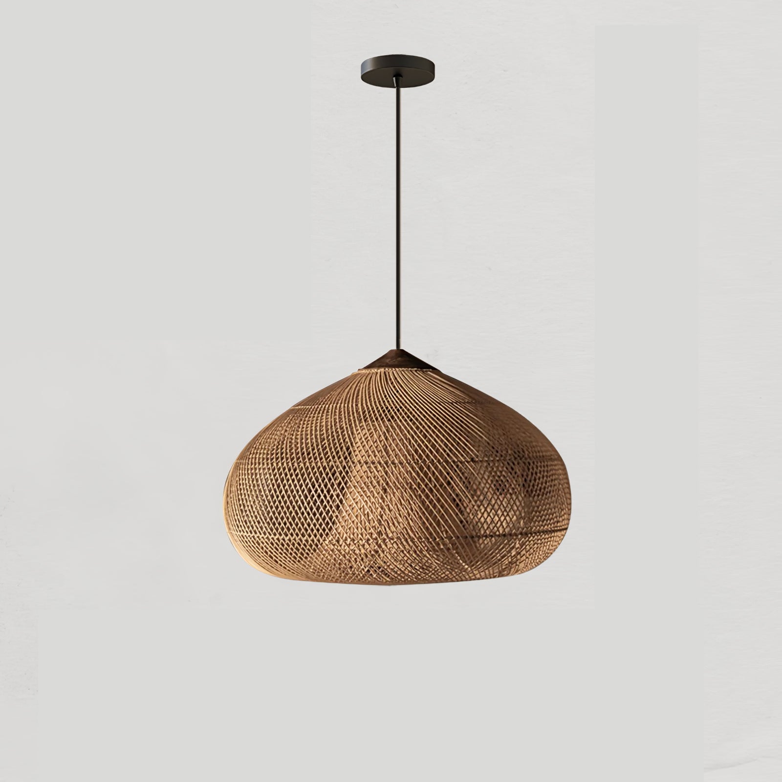 Solavn Lampe suspendue en bois de rotin
