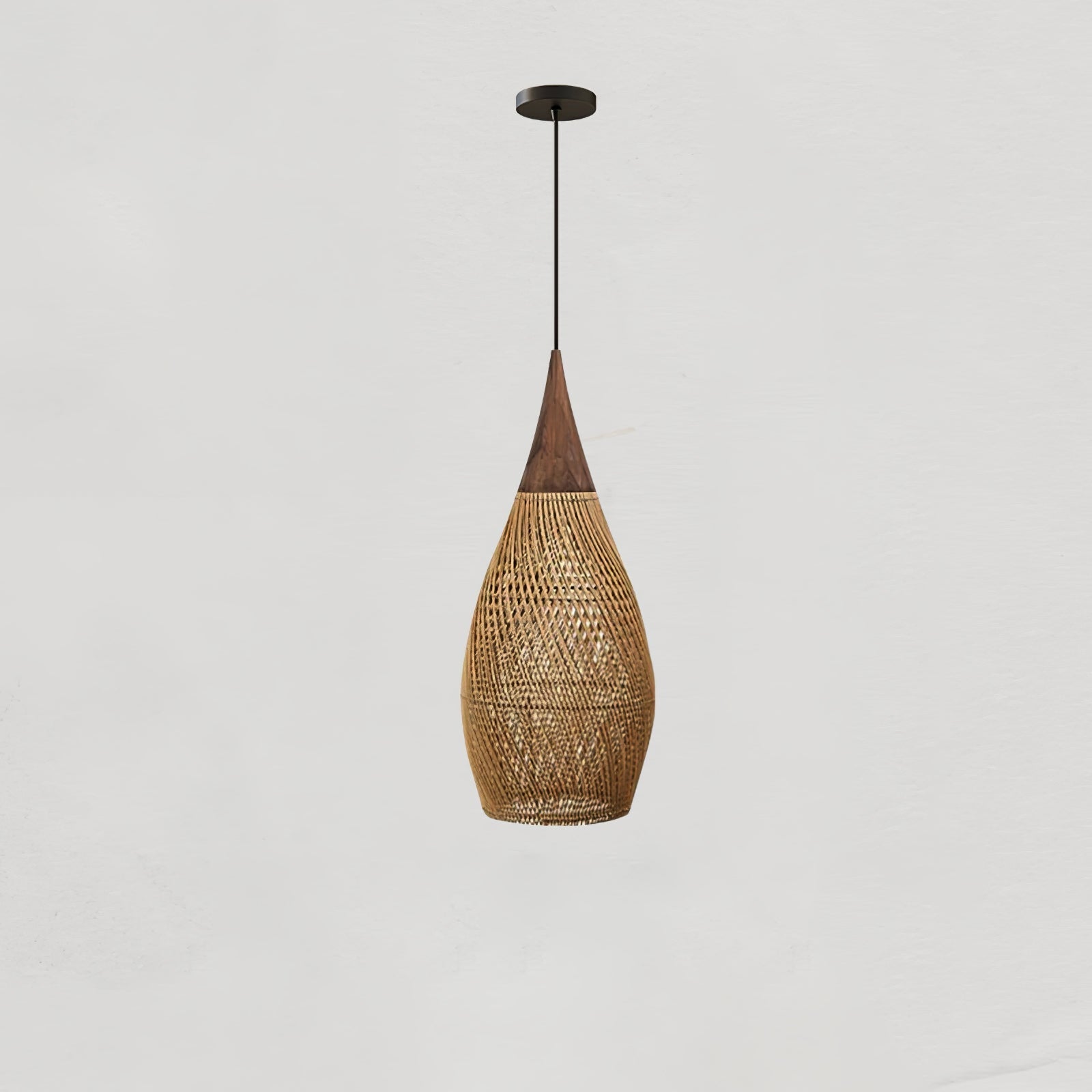 Evelyn Suspension en Rotin Tressé pour Salon